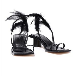 Helmut Lang Feather Sandal